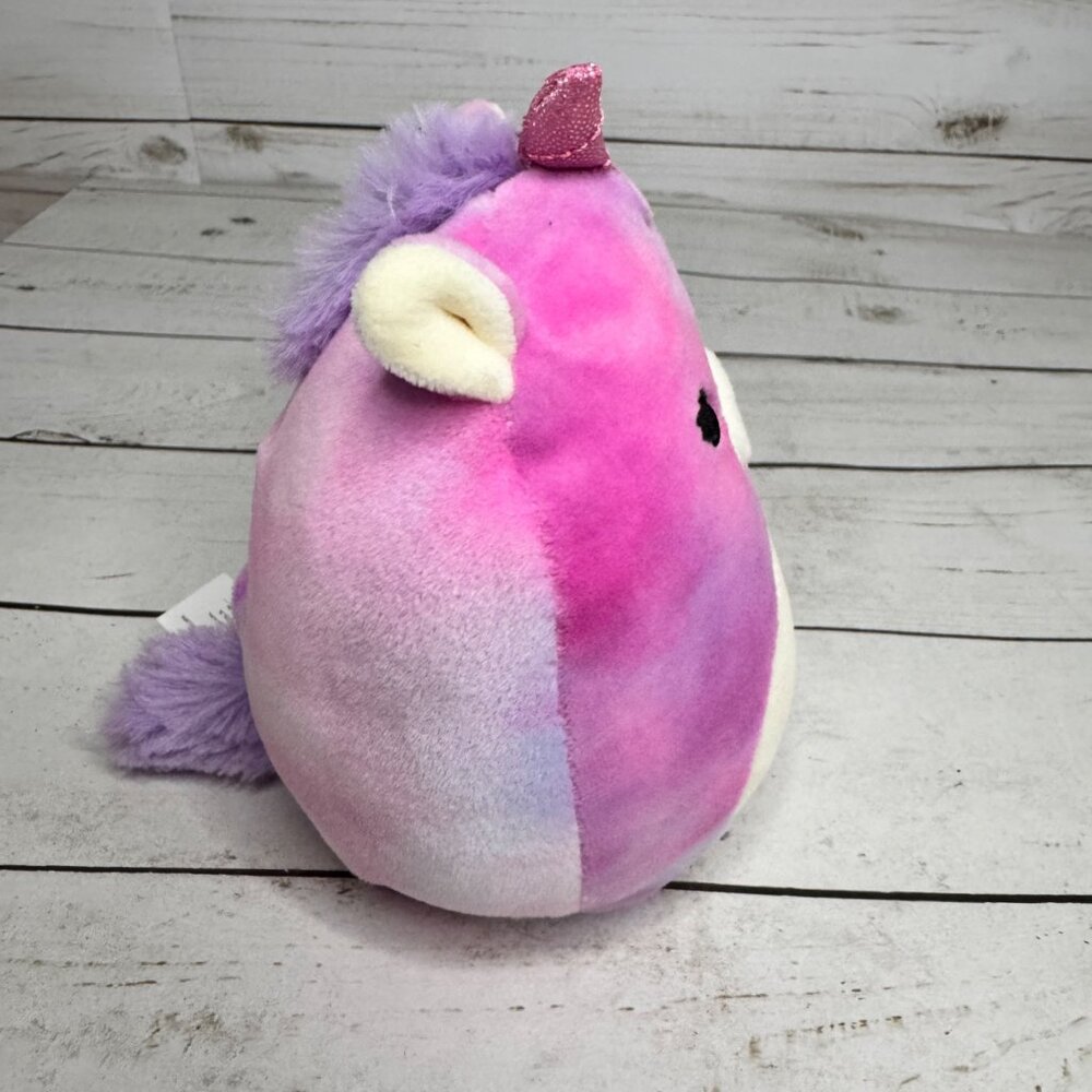 Squishmallows Lola‎ Unicorn 4.5" Plush Valentines Squad NWT Squishmallow - Picture 4 of 6